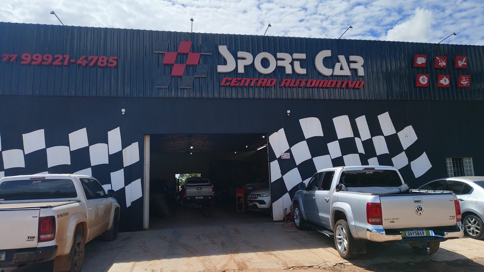 Fachada da Sport Car Centro Automotivo
