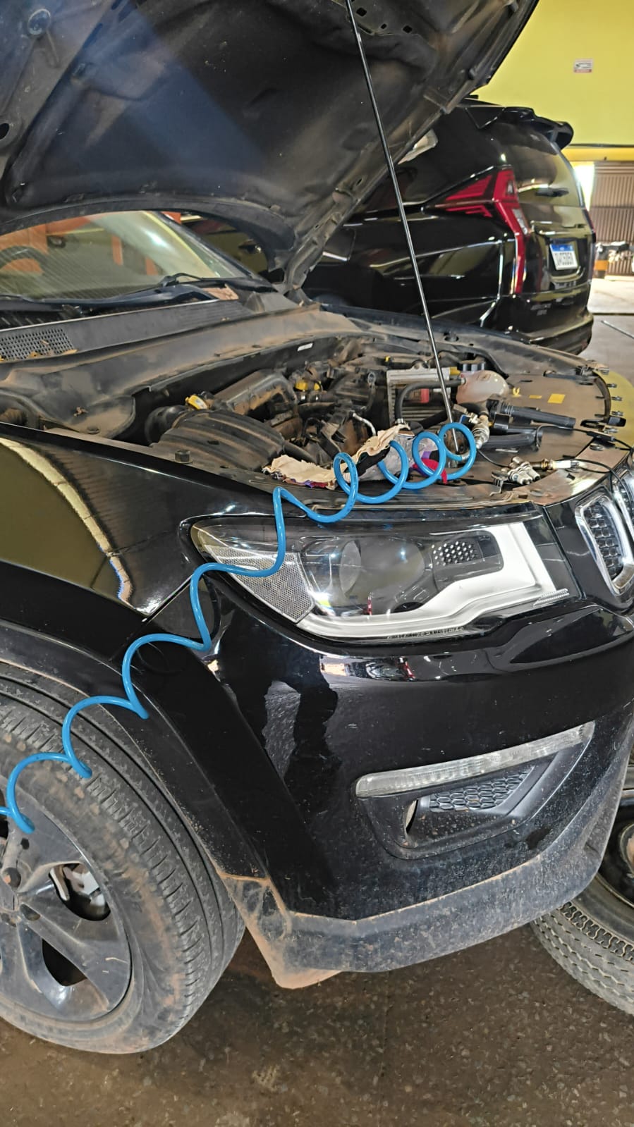 Picape em alinhamento na Sport Car